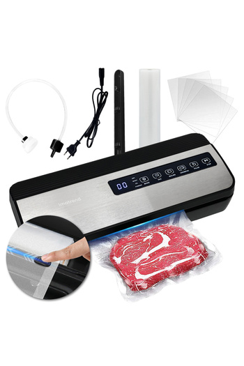 IMA TREND IMA Trend Food Vacuum Sealer, 130W, 80kpa, 5 Wet/Dry Functions, Touch Panel, Cutter, Bags, Roll