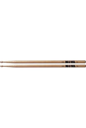 Nova Müzik Vicfirth N5A Baget Nova 5A Wood, Hickory, 16\\\"X0.565\\\", Med