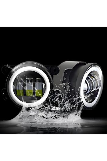 Generic 4 Inch 30w Angel Eye Fog Light Car Led Work Light Motorcycle Spotlight Modified Led Off-road Light