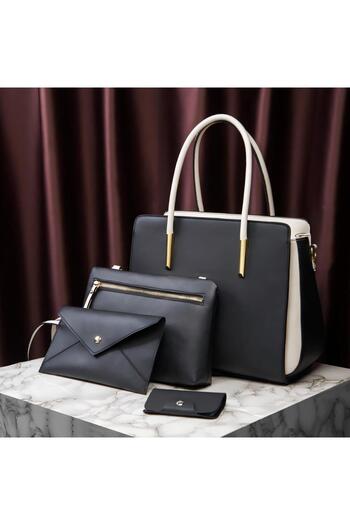Generic Women Fashion Synthetic Leather Handbags Tote Bag Shoulder Bag Top Handle Satchel Purse Set
