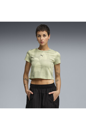Puma DARE TO All Over Print Baby Tee Women