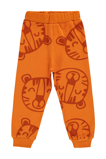 Civil Boys 2-5 Years Old Boy's Sweatpants - Dark Orange