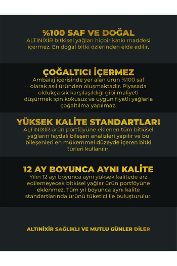 ALTINİXİR Hint Yağı Soğuk Sıkım 100ml
