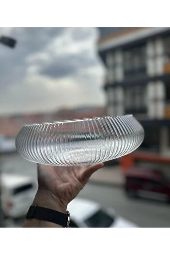 Snow Homs Large Size Glass Salad Bowl