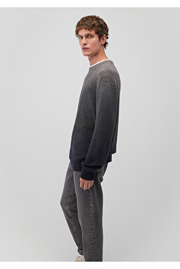 Mavi Велосипедна комір Сірий светр Slim Fit / Вузький крій 070779-34686