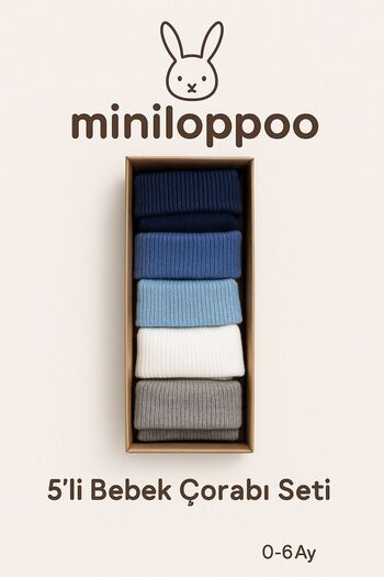 MİNİLOPPOO Baby Socks