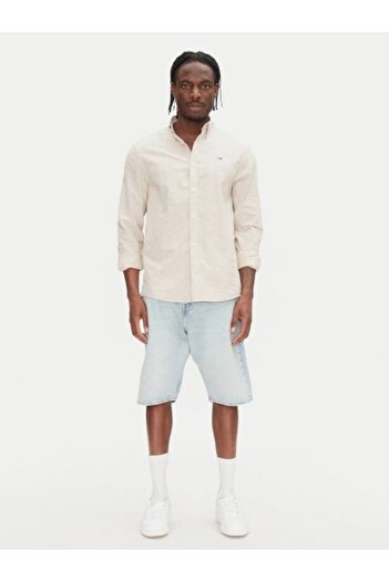 Tommy Hilfiger TJM REG LINEN BLEND LS SHIRT EXT