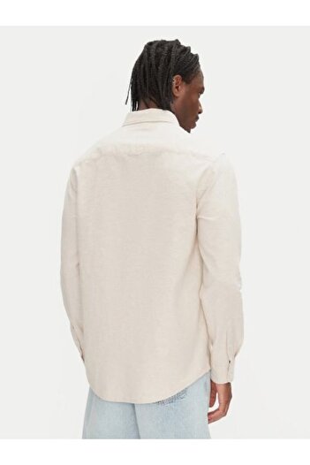 Tommy Hilfiger TJM REG LINEN BLEND LS SHIRT EXT