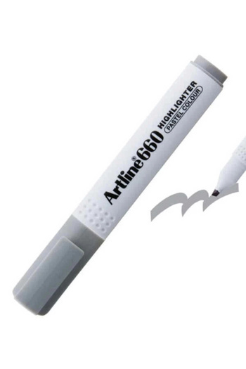 artline Gray Pastel Highlighter Ek-660