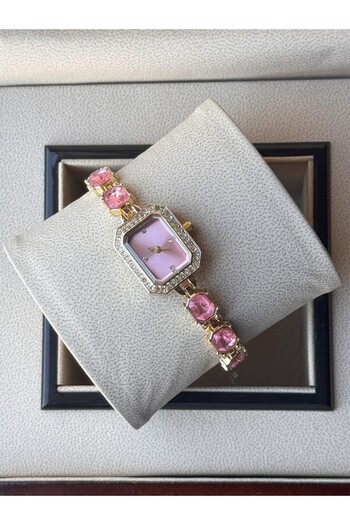 Tulpar Special Series Cutout Crystal Stone Retro Women's Wristwatch