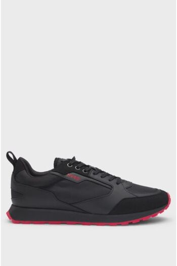 HUGO Logolu Süet Detaylı Sneaker Ayakkabı Erkek AYAKKABI 50536568 001