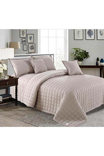 GENERAL Compressed Reversible Comforter Set Microfiber Gray King - 6 Pieces