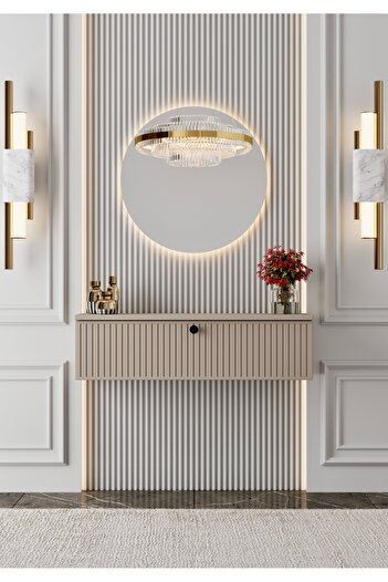 enwood MİMOSA MDF DUVARA MONTE KAPAKLI DRESUAR (90 cm)