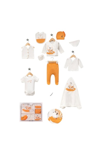 Store Baby Zuhu 018 0-3Ay Dinosaur Printed Set of 10