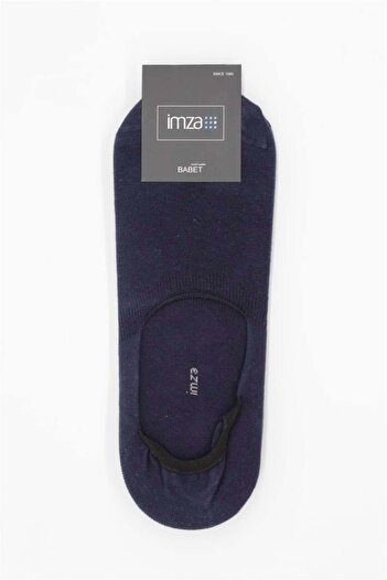 İmza Dark Navy Blue Plain Cotton Suprem Ballerina Socks 1060250153