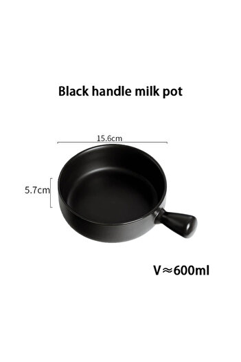 OEM Heat-resistant ceramic bowl, Black