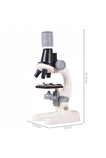 ideal STORE Scientific Microscope for Children Scientific Microscope idealStore, Dimensions 21 x 12 x 7 cm, Three