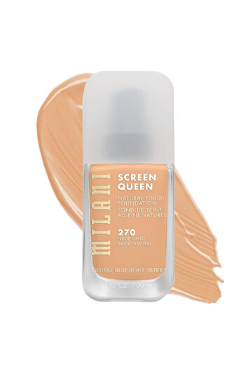 MILANI Screen Queen Liquid Foundation Makeup - Cruelty Free Foundation With Digital Bluelight Filter
