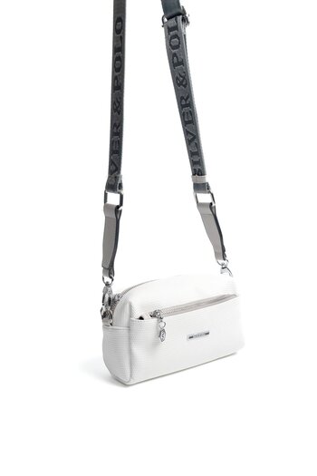 Silver Polo Silver & Polo White - A.grey SP1142 Geantă de damă