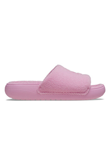 Crocs Classic Towel Slide Slippers - Pink Tweed