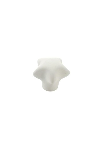 The Casius. Ceramic Button Handle for Drawer or Cabinet, Star Model, The Casius