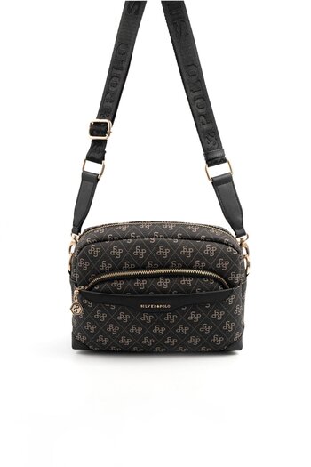 Silver Polo Silver & Polo Smoked - Black Sp1201 Women's Crossbody Bag