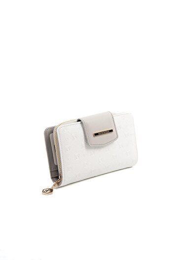 Silver Polo Silver & Polo White - A.Gray Sp1202 Women's Wallet & Card Holder
