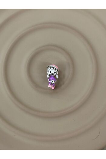 BY YASİN TOPÇU Little Adventurer – Girl with Pink Hat Charm