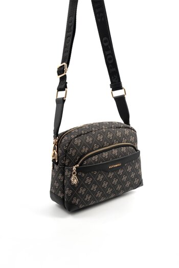 Silver Polo Silver & Polo Smoked - Black Sp1201 Women's Crossbody Bag