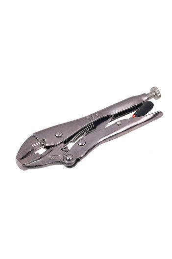 Tactix Chrome-Vanadium Steel Straight Jaw Locking Plier with Comfort Grip