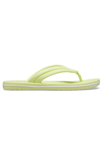 Crocs Women's Crocband Flip Flops - Lime Zest