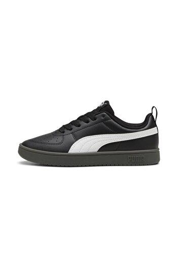 Puma Rickie Jr Unisex Sports Shoes 384311-34 Black-White-Gum