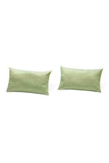 Tchibo 2 Piece Set Outdoor Cushion 50 H x 40 L x 12 W, Green