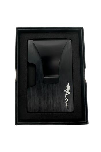 valkyrie Metal Minimalist Card Holder with Smart Mechanism Rfid Protected Stylish Durable 15-25 Card Capacity