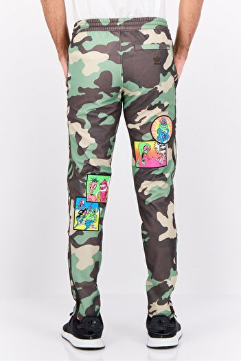 adidas Originals x Jeremy Scott Men Sportswear Fit Camouflage Sweatpants, Multicolor