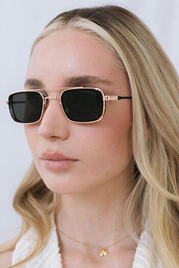 Bilge Karga Sion Gold Black Sunglasses