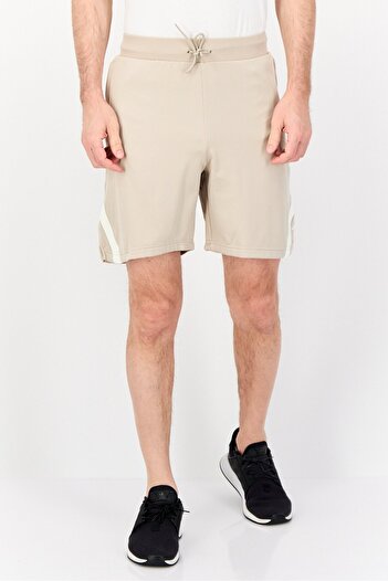 adidas Men Sportswear Fit 7 Inseam Outdoor Shorts, Beige