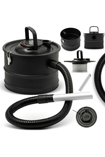 ideal STORE Ash and Dust Vacuum Cleaner, with Blowing Function for Stoves, Fireplaces, Barbecues, Fire Pits, idealSTORE, P