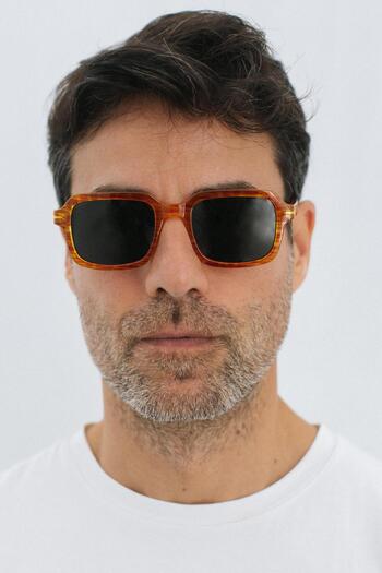 Bilge Karga Darien Orange Black Men's Sunglasses
