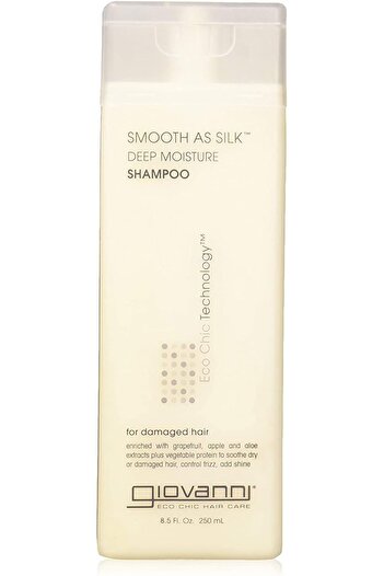 Giovanni Smooth As Silk Shampoo for Damaged Hair 8.5 oz