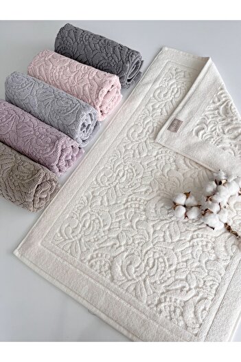 sarra 50X70 Shawl Foot Towel - Gray