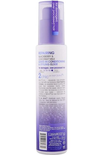 Giovanni Giove Too Faced Ultra Repair Hydrating Styling Elixir, 4 oz