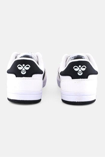 hummel Kids Boy Stadil Light Canvas Lace Up Outdoor Shoes, White