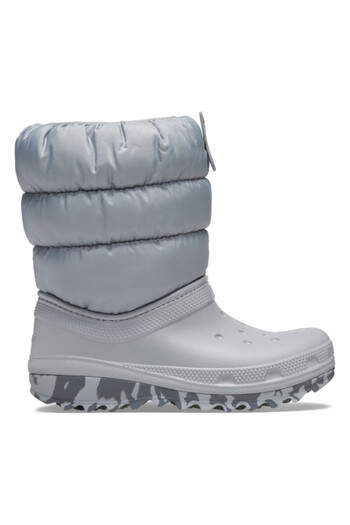 Crocs Classic Neo Puff Boot Kids - Light Grey