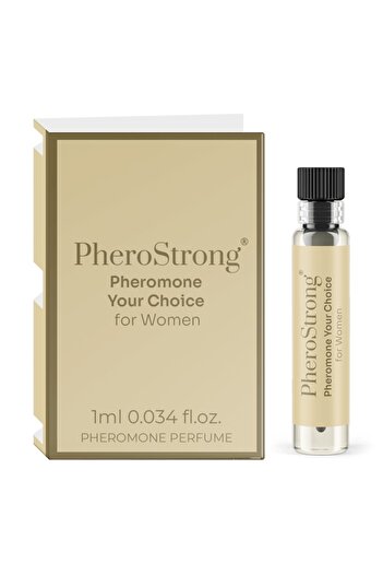 powerstrong Pheromone perfume, PheroStrong, Your Choice for women, 1 ml