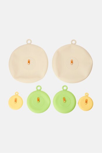 YOTO Set Of 6 Pcs Silicone Food Covers, Multicolor