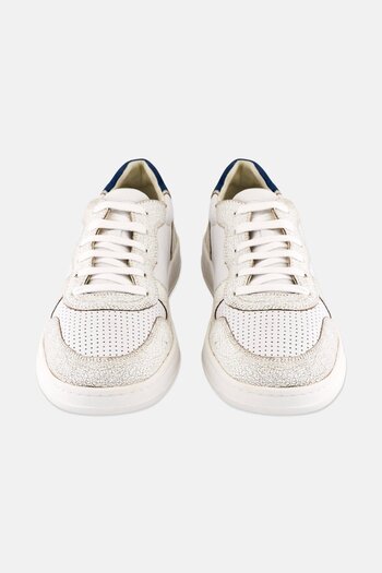 Geox Men Lace Up Casual Shoes, White