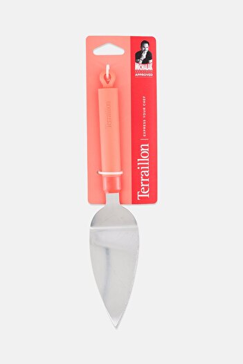 TERRAILLON Stainless Steel Cake Slicer, Neon Peach
