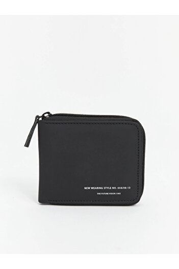 LC Waikiki Lcw Accessories Black Leather Look Men's Wallet