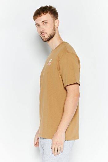 Puma Men Relaxed Fit Short Sleeve Outdoor T-Shirt, Tan